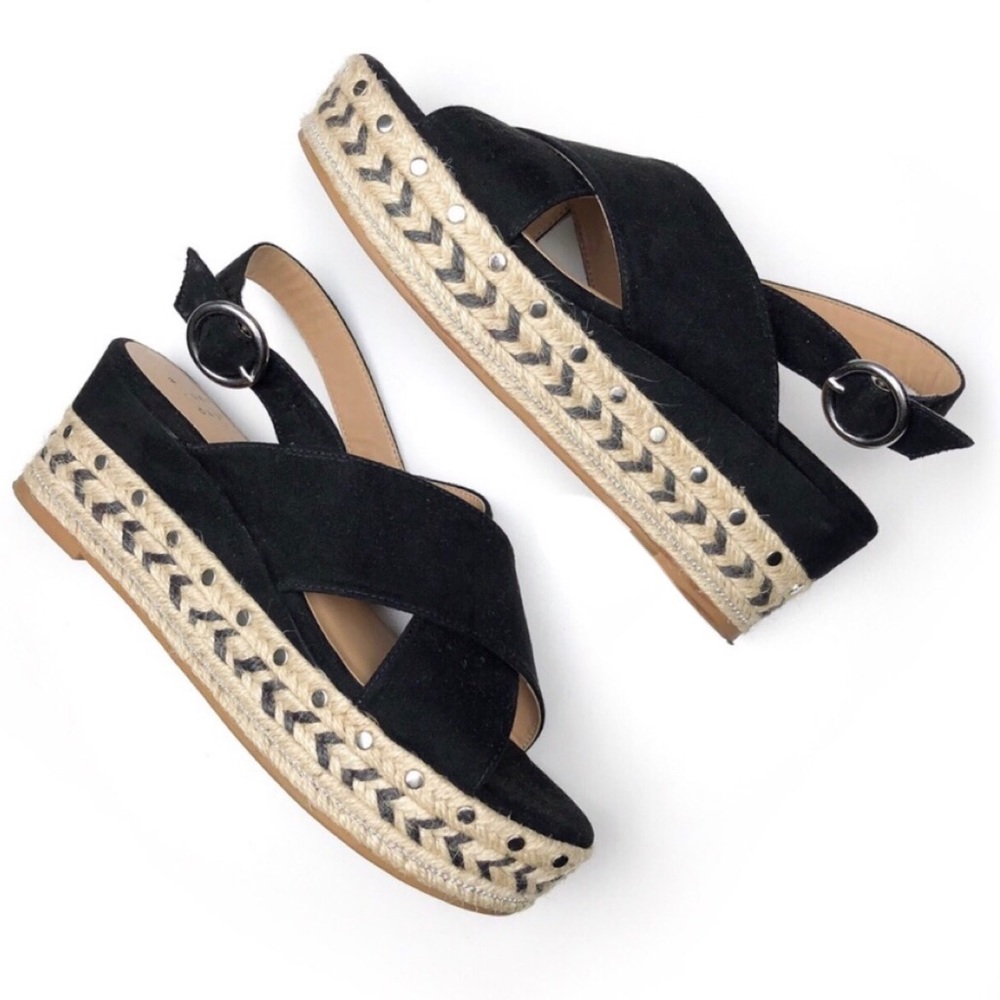 A New Day Trista Espadrille Platform Wedge Sandals
